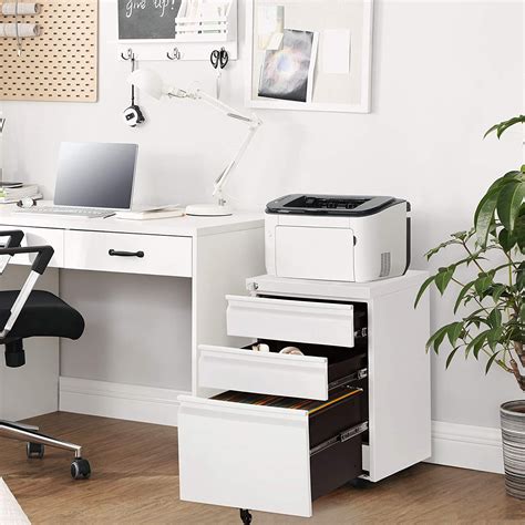 SONGMICS File Cabinet Under Desk, with Lock and 